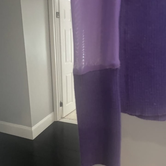 Purple mesh and knit sweter - Picture 3 of 3
